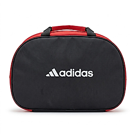 Siyah Kırmızı Spor Çanta – Adidas Logolu Seyahat ve El Çantası